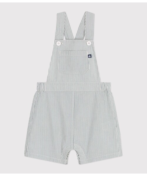 PETIT BATEAU（プチバトー） サロペット オーバーオール ショート