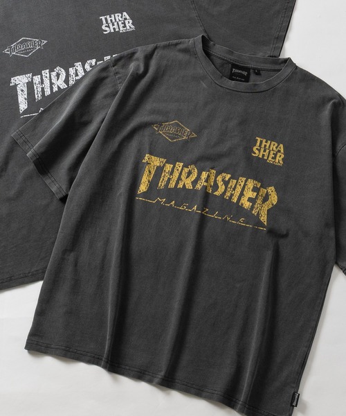 THRASHER（スラッシャー） tシャツ 「at」「THRASHER/スラッシャー