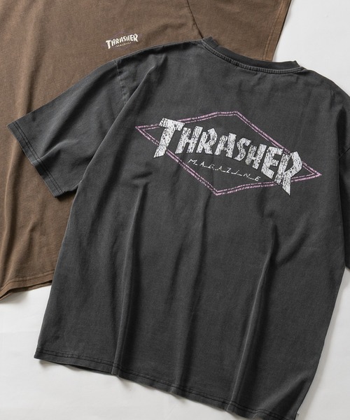 THRASHER（スラッシャー） tシャツ 「at」「THRASHER/スラッシャー