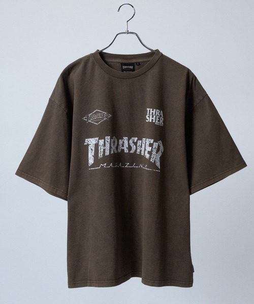 thrasher tシャツ THRASHER Tシャツ メンズ スラッシャー マークゴンザレス バック