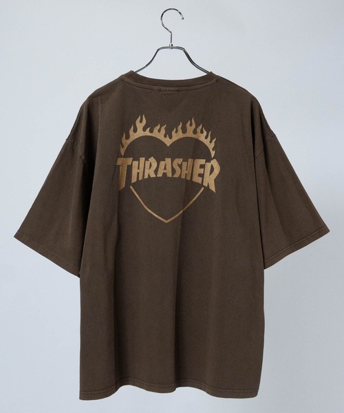 THRASHER tシャツ 「at」「THRASHER/スラッシャー」GAME DIAMOND