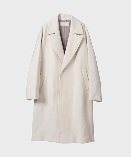 「CITY」 チェスターコート 1 ブラック メンズ_画像3