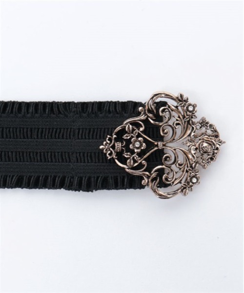 axes femme 装飾付きゴムベルト5本セット axes femme 装飾付きゴムベルト5本セット axes femme｜花装飾
