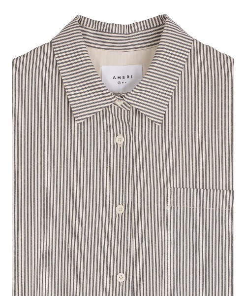 Ameri(アメリ) オールインワン STRIPE SHIRT ROMPERS レディース Ameri(アメリ) オールインワン STRIPE SHIRT ROMPERS レディース