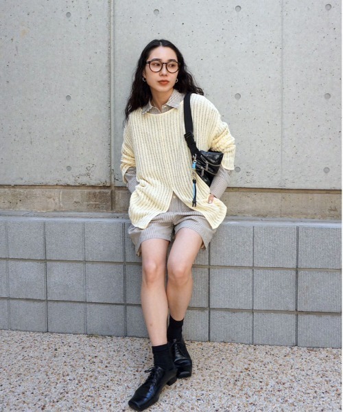 Ameri（アメリ） オールインワン STRIPE SHIRT ROMPERS レディース