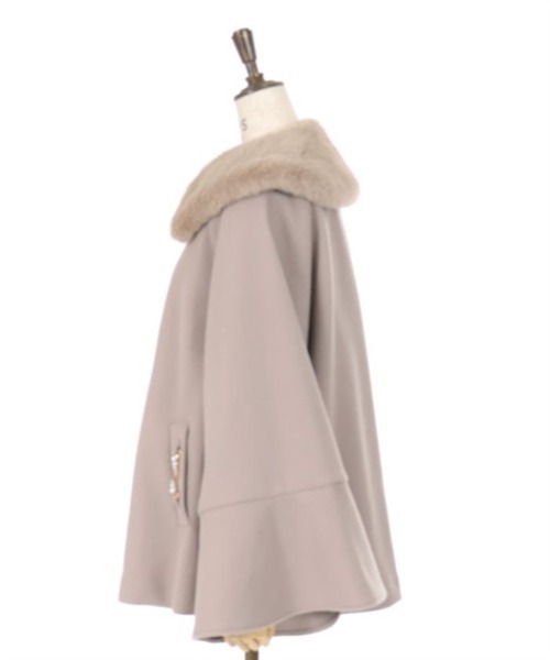 「axes femme」 ピーコート FREE モカ レディース_画像3