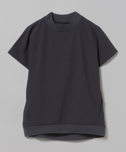 tシャツ B.G.THREE / ALL-TIME アイレットニット モックネックシャツ レディース