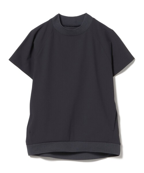tシャツ B.G.THREE / ALL-TIME アイレットニット モックネックシャツ レディース