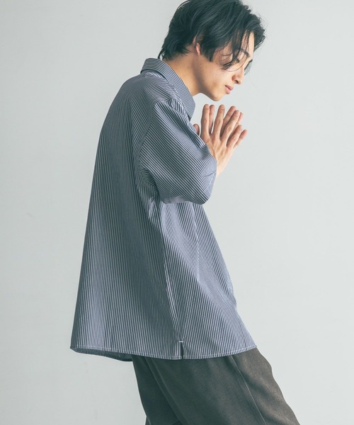 LOWRYS FARM（ローリーズファーム） シャツ 半袖 アソートストライプ 