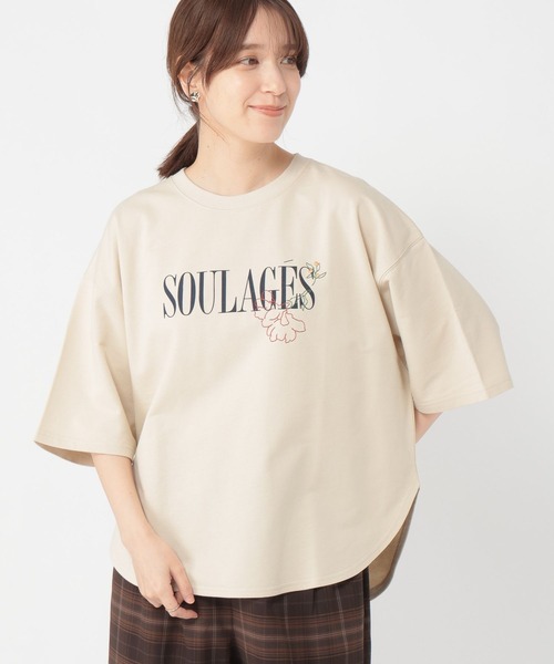 studio CLIP（スタディオクリップ） tシャツ アソートロゴ×刺繍半袖