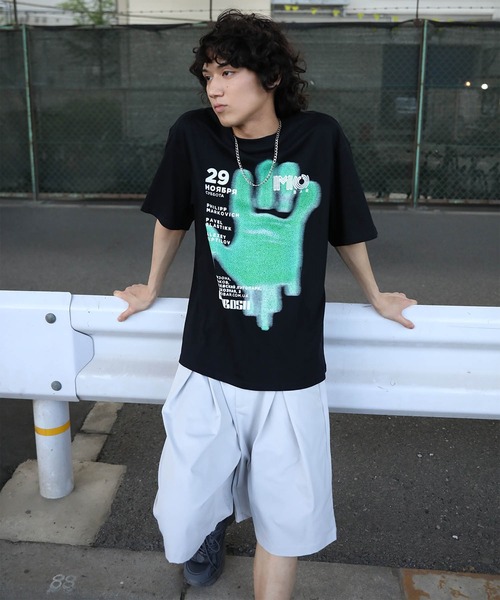 パンツ タックワイドハーフパンツ (SS) メンズ レディース : ZOZOTOWN