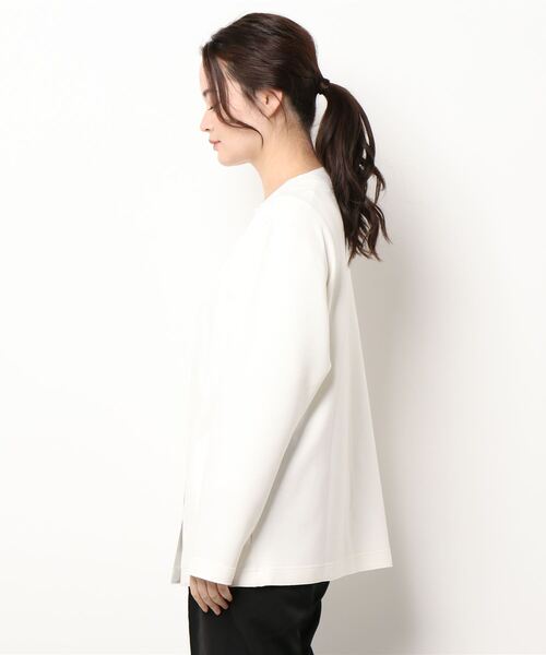 「ARCHIVER」 「HALHAM」カーディガン LARGE チャコールグレー レディース