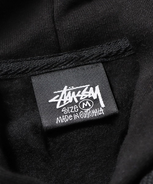 【*】様 Stüssy ブラックパーカー　Lサイズ STUSSY 大きいサイズメンズ ステューシー パーカー プルオーバー