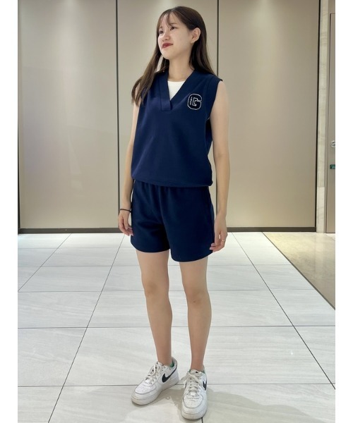 「GAP」 スウェットカットソー X-SMALL ネイビー レディース