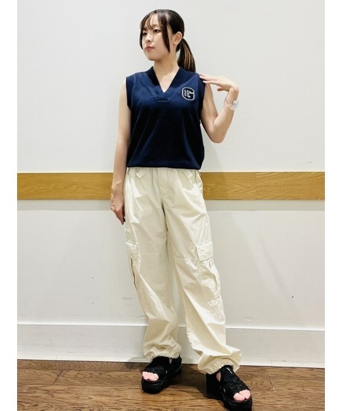 「GAP」 スウェットカットソー X-SMALL ネイビー レディース