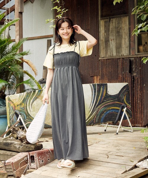 FREAK'S STORE（フリークスストア） ワンピース シャーリング加工