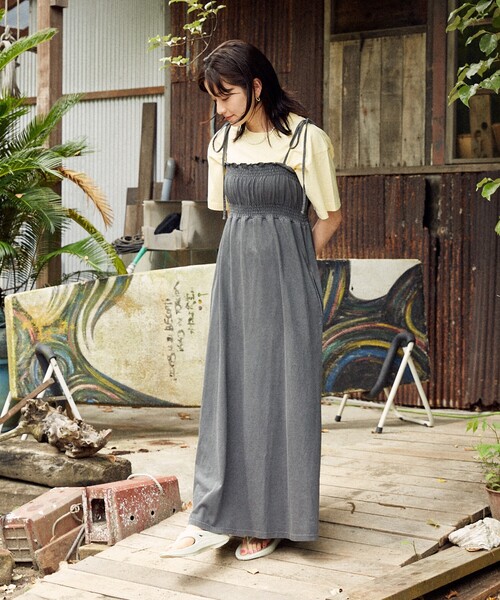 FREAK'S STORE（フリークスストア） ワンピース シャーリング加工