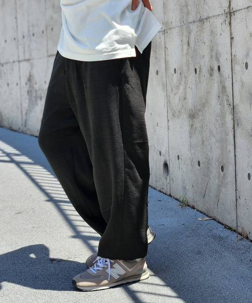 ikka（イッカ） パンツ 「イージーケア」Reflax(R) ワイドイージー