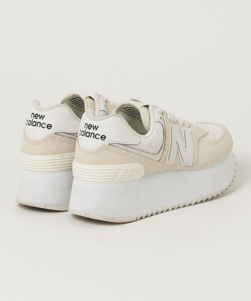 [New Balance] low cut спортивные туфли 22.0cm белый женский 