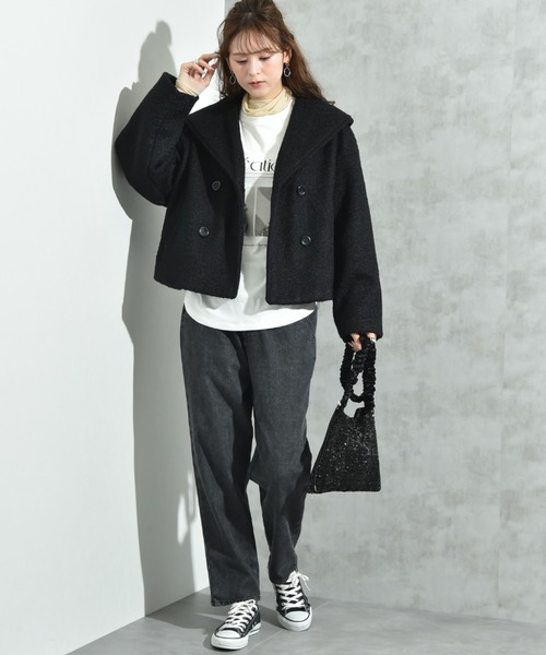 INTERPLANET（インタープラネット） ピーコート pコート フェイク