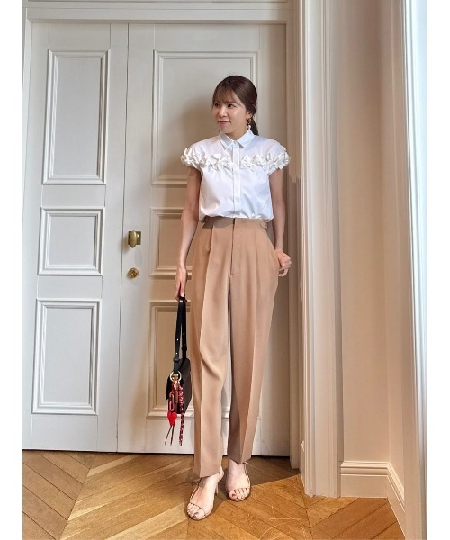 ブラウス シャツ 「LOULOU WILLOUGHBY」メニーリボンシャツ レディース LOULOU WILLOUGHBY】メニーリボンシャツ|allureville OFFICIAL