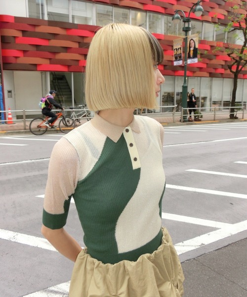 leinwande（ラインヴァンド） ニット セーター 「leinwande」Intarsia