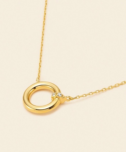 大人気!! 4℃ シルバー コンケーブカット ネックレス cofl by 4℃ ネックレス 「cofl 4℃」シルバー レディース