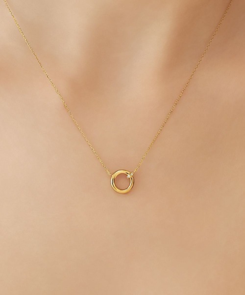 【４°Ｃ】シルバー ネックレス K18 ビンテージモダン cofl by 4℃ ネックレス 「cofl 4℃」シルバー レディース