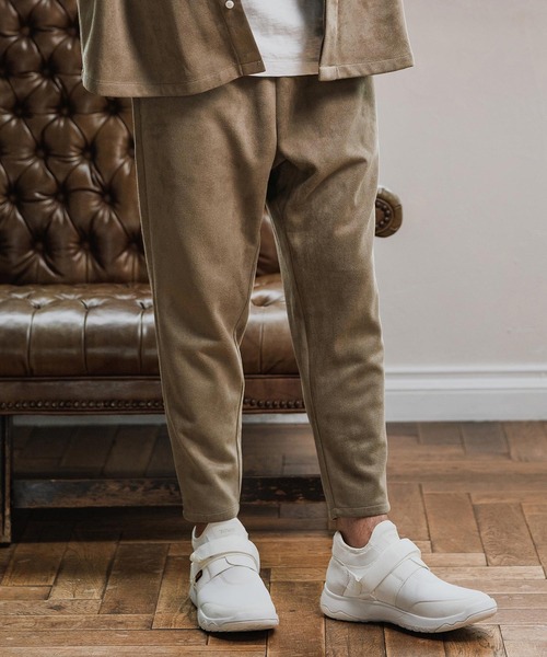 Magine（マージン） パンツ mp13907-Suede Ponte Knit Tapered Pants