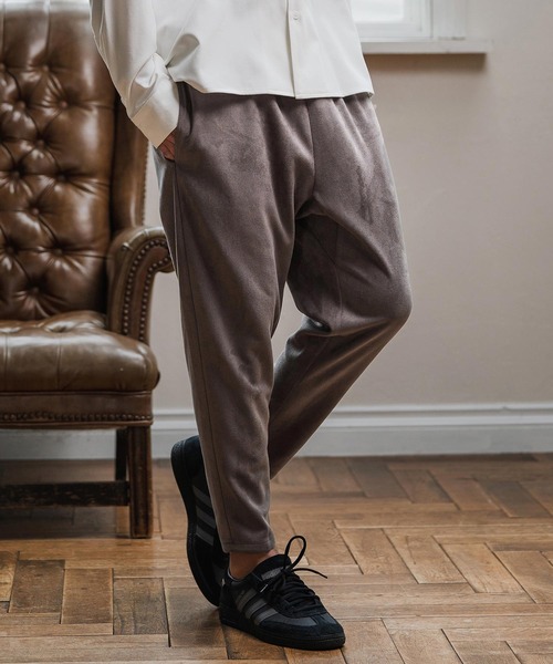 Magine（マージン） パンツ mp13907-Suede Ponte Knit Tapered Pants