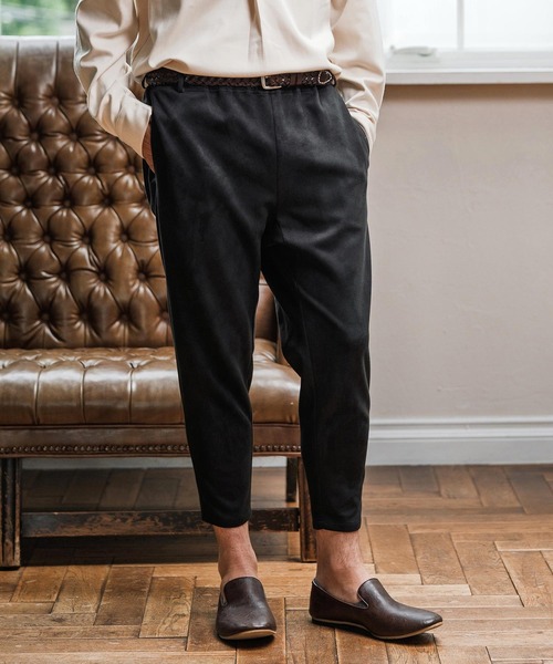 Magine（マージン） パンツ mp13907-Suede Ponte Knit Tapered Pants