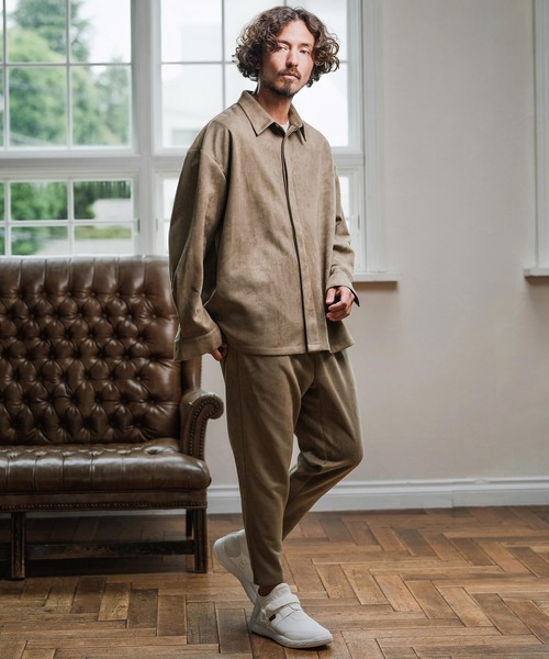 Magine（マージン） パンツ mp13907-Suede Ponte Knit Tapered Pants