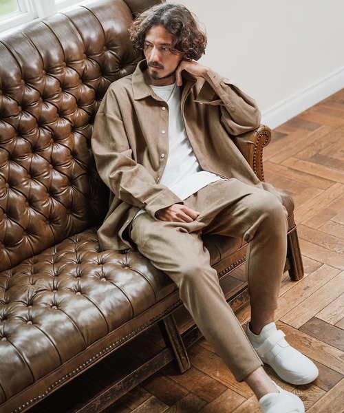 Magine（マージン） パンツ mp13907-Suede Ponte Knit Tapered Pants