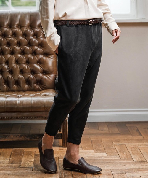 Magine（マージン） パンツ mp13907-Suede Ponte Knit Tapered Pants