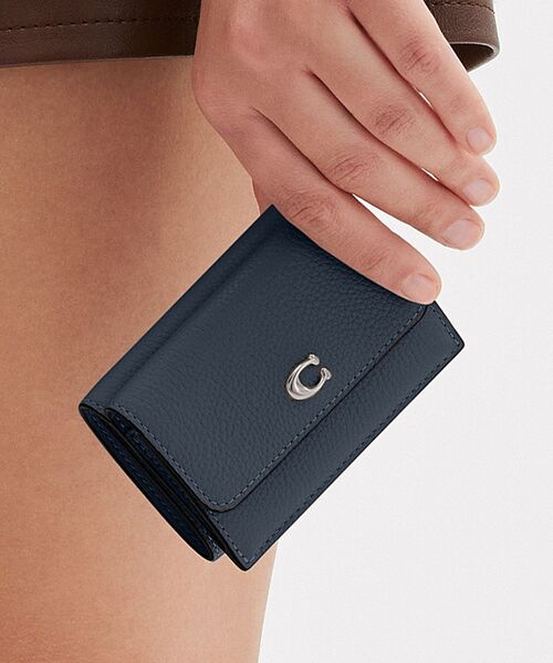 「COACH」 財布 ONE ブルー系その他 レディース