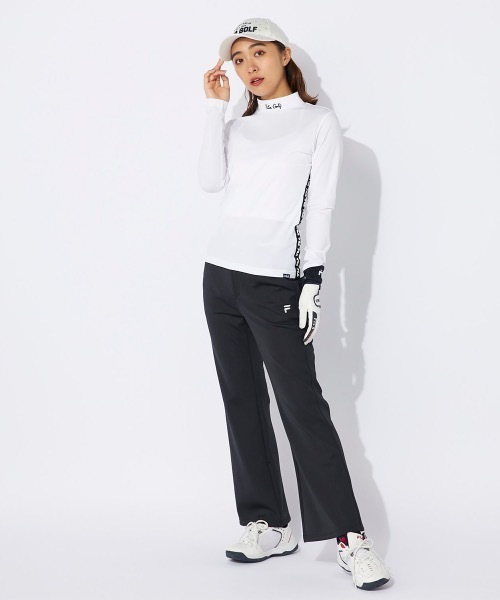 「FILA GOLF」 長袖カットソー MEDIUM ホワイト レディース