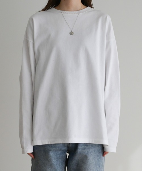 「CANAL JEAN」 「red chop works」長袖カットソー 38 ホワイト レディース