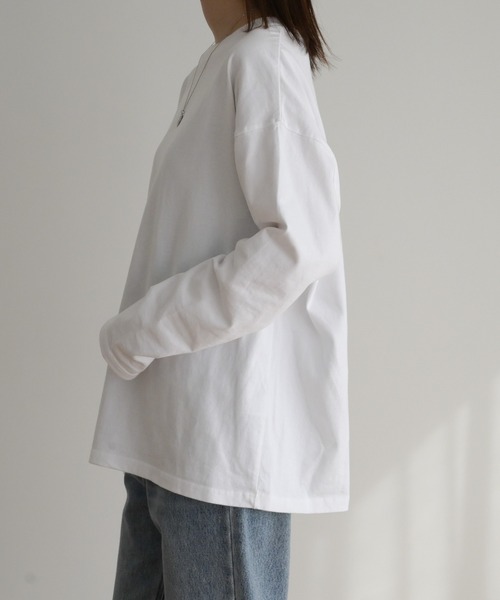 「CANAL JEAN」 「red chop works」長袖カットソー 38 ホワイト レディース