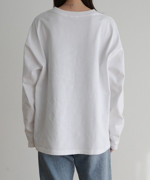 「CANAL JEAN」 「red chop works」長袖カットソー 38 ホワイト レディース