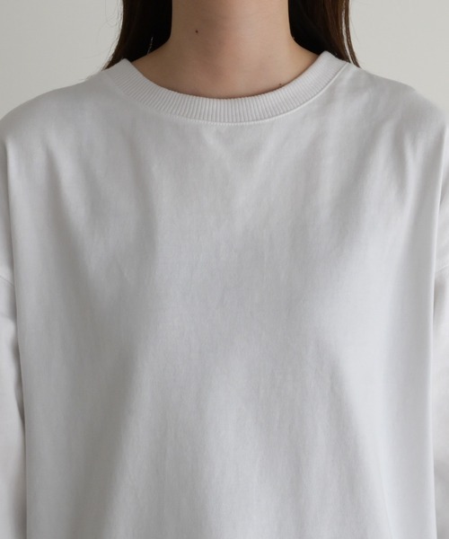 「CANAL JEAN」 「red chop works」長袖カットソー 38 ホワイト レディース