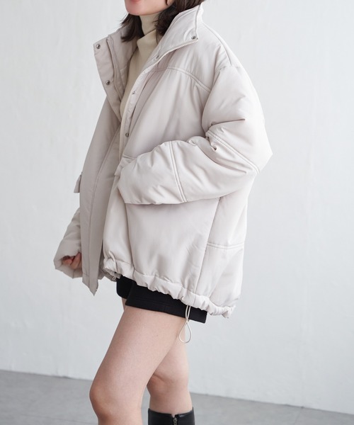 VENCE EXCHANGE ダウンコート ダウンジャケット スタンド中綿コート