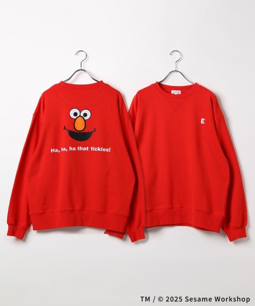 CHAMPION×セサミストリートスウェット バート＆アーニー 古着 90s SESAME STREET アーニー バート 大親友 コンビ 両面 プリント