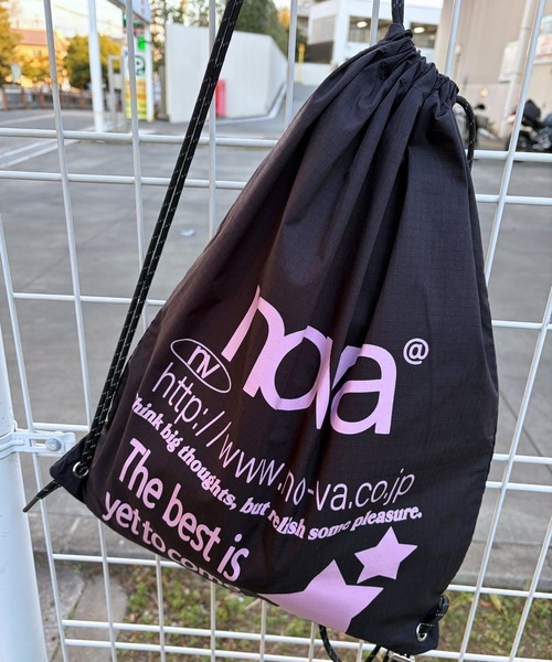 デイバック リュック トレンド柄 ロゴプリント ナップサック/無地