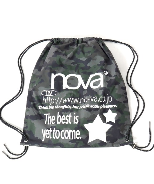 デイバック リュック トレンド柄 ロゴプリント ナップサック/無地