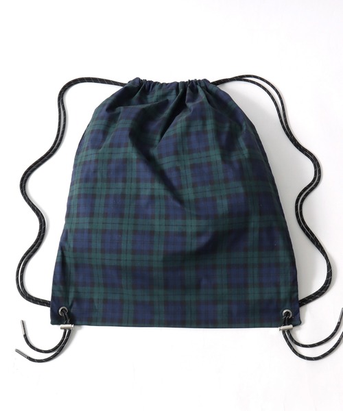 デイバック リュック トレンド柄 ロゴプリント ナップサック/無地