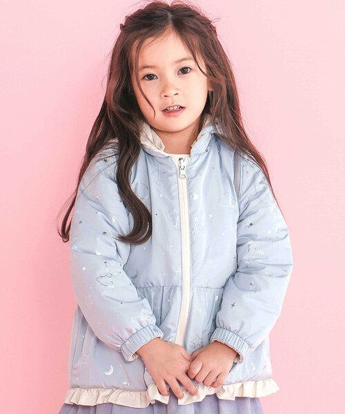 お揃いコート SLAP SLIP（スラップスリップ） ダウン アウター 「お揃い」無地