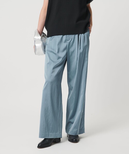 ミースロエ] ストレッチ3タックワイドパンツ MWFP251030 レディース ミースロエ] ストレッチ3タックワイドパンツ MWFP251030  レディース [ミースロエ] リラクシー2タックストレートパンツ MWFP251036 レディース