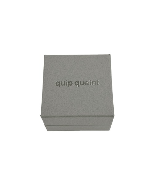 ピアス 「quip queint」popo hoop pierce S/ポポ フープ ピアス S レディースの画像