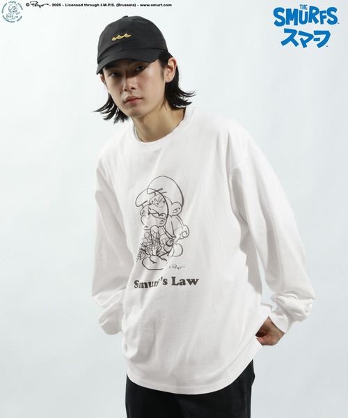 BAYFLOW（ベイフロー） tシャツ 「THE SMURFS/スマーフ」プリントT