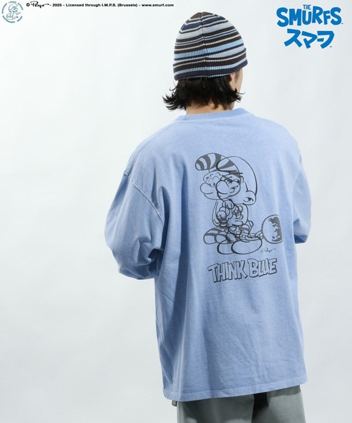 BAYFLOW（ベイフロー） tシャツ 「THE SMURFS/スマーフ」プリントT